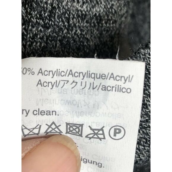 Madewell Sz L 47"B Lagenlook Gray Merino Wool Blend High Low Southstar Sweater - Picture 8 of 9